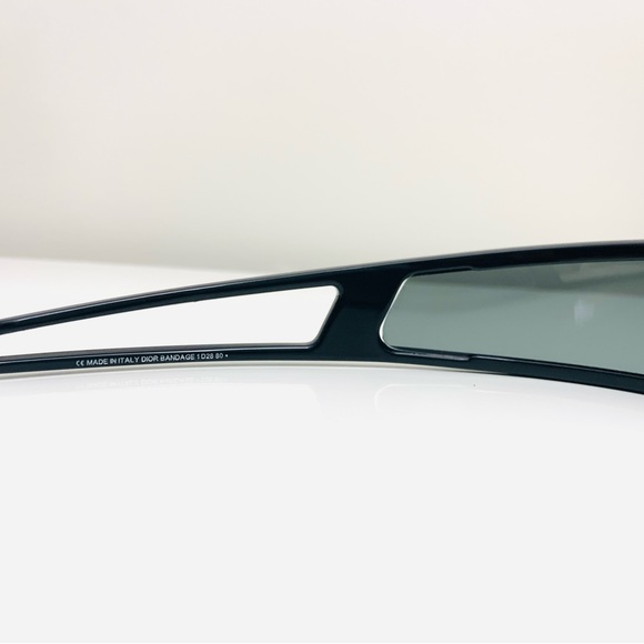 RARE🖤DIOR Bandage 1 black Y2K authentic sunglasses - Picture 12 of 14
